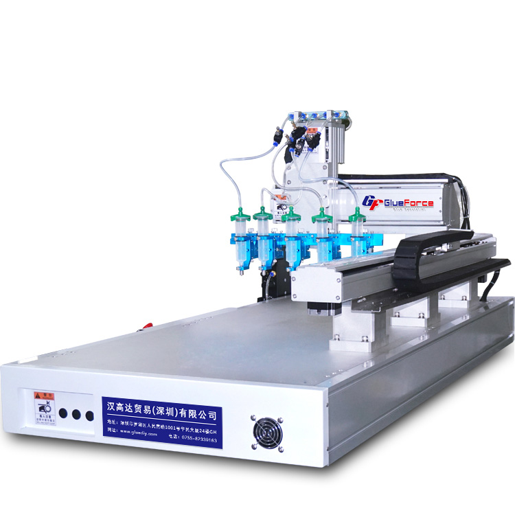 固科/Glueforce定制l非标四头针筒点胶机TZ-DJ1000-污污污在线观看